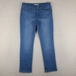Levi's 312 Jeans Womens 31x30 Blue Shaping Slim Medium Wash Denim